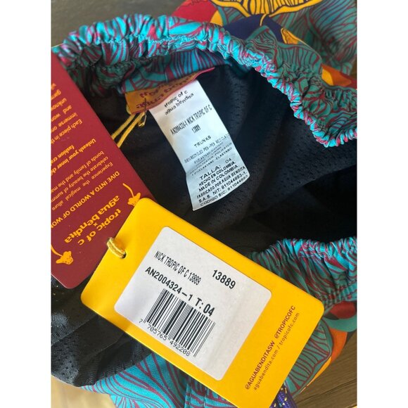 Agua Bendita x Tropic of C Swim Trunks Multicolor Boys Size 4 - Picture 7 of 7